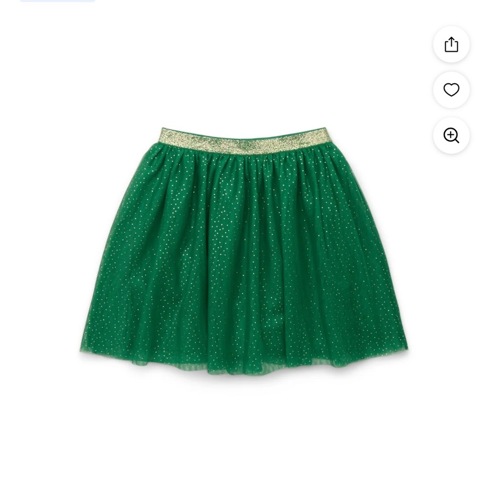 Green Glitter Skirt/holiday St. Pats day or Christmas
